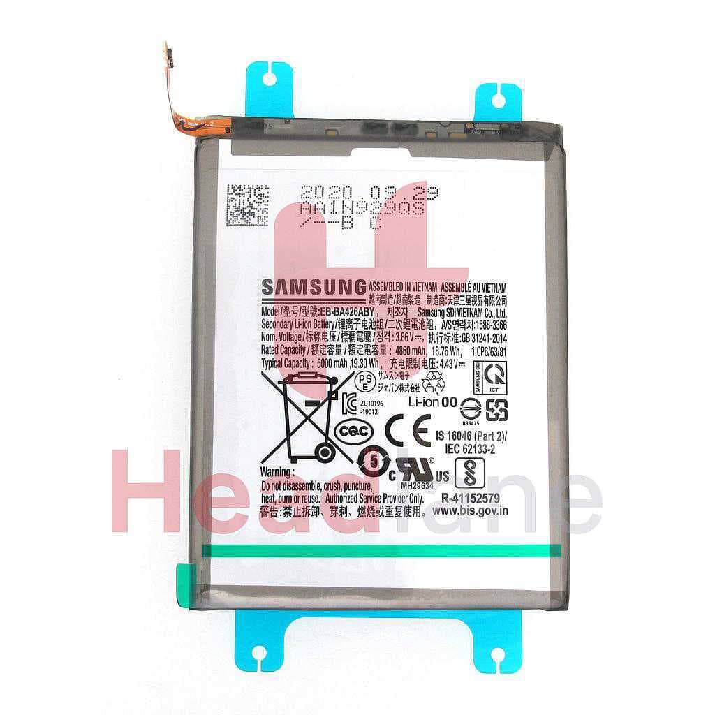 Samsung SM-A426 A326 A725 M225 Galaxy A42 A32 5G A72 4G M22 EB-BA426ABY 4860mAh Internal Battery - GH82-24377A - Samsung Replacement Part