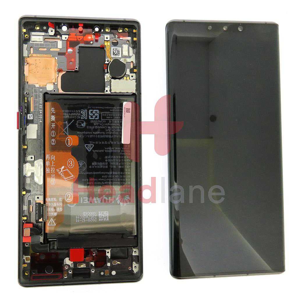 Huawei Mate 30 Pro LCD Display / Screen + Touch + Battery - Black - 02353HJG - Huawei Replacement Part