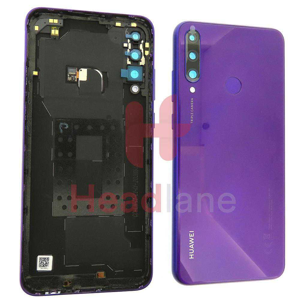 Huawei Y6p Back / Battery Cover - Phantom Purple - 02353QQX - Huawei Replacement Part