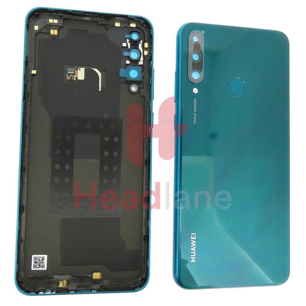 Huawei Y6p Back / Battery Cover - Emerald Green - 02353QQW - Huawei Replacement Part