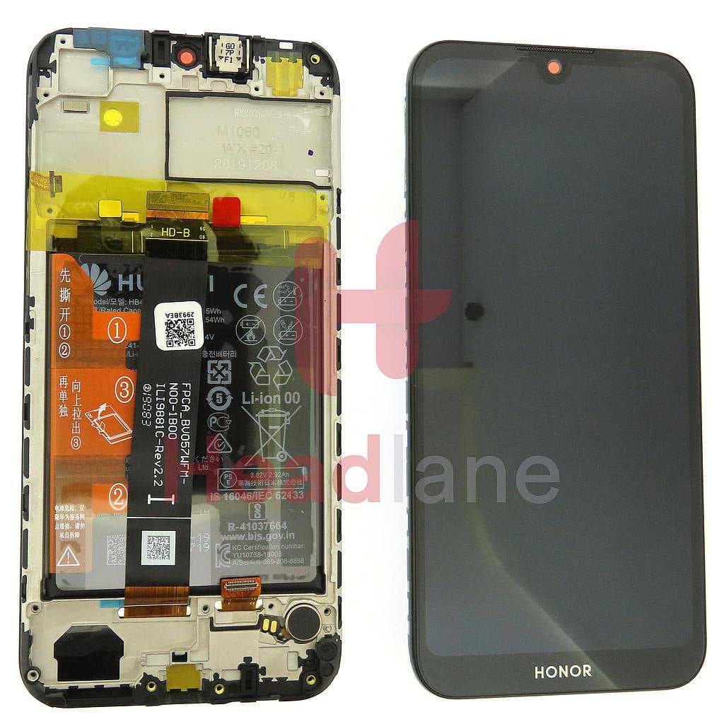 Huawei Honor 8S LCD Display / Screen + Touch + Battery - Black - 02352QTB - Huawei Replacement Part
