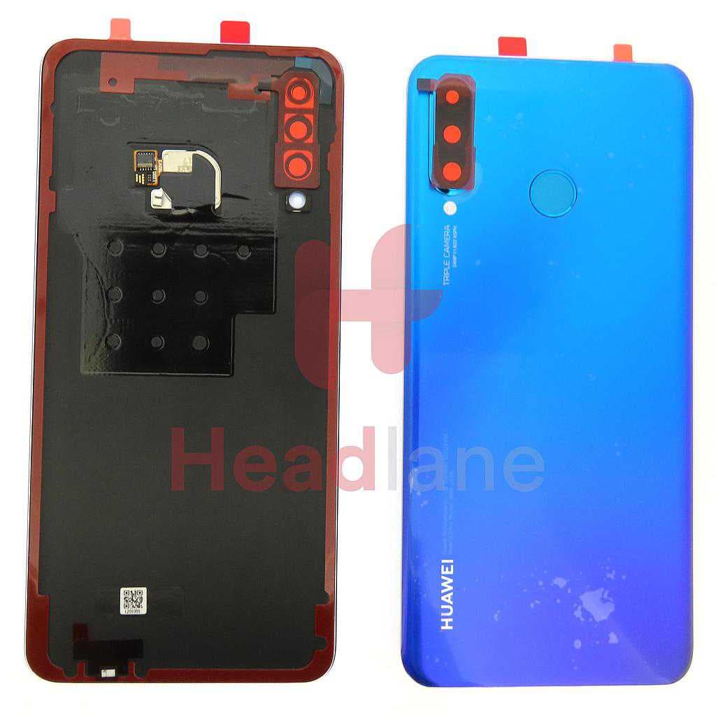 Huawei P30 Lite Back / Battery Cover + Fingerprint Sensor - Blue (MAR-LX3A 24MP Rear Camera) - 02352PNR - Huawei Replacement Part