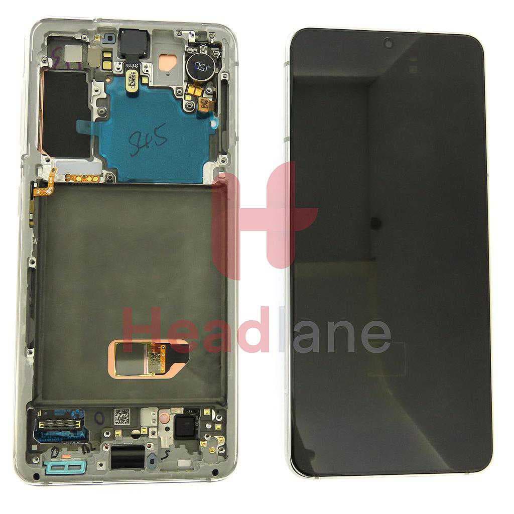 Samsung SM-G991 Galaxy S21 5G LCD Display / Screen + Touch - Phantom White - GH82-24544C - Samsung Replacement Part