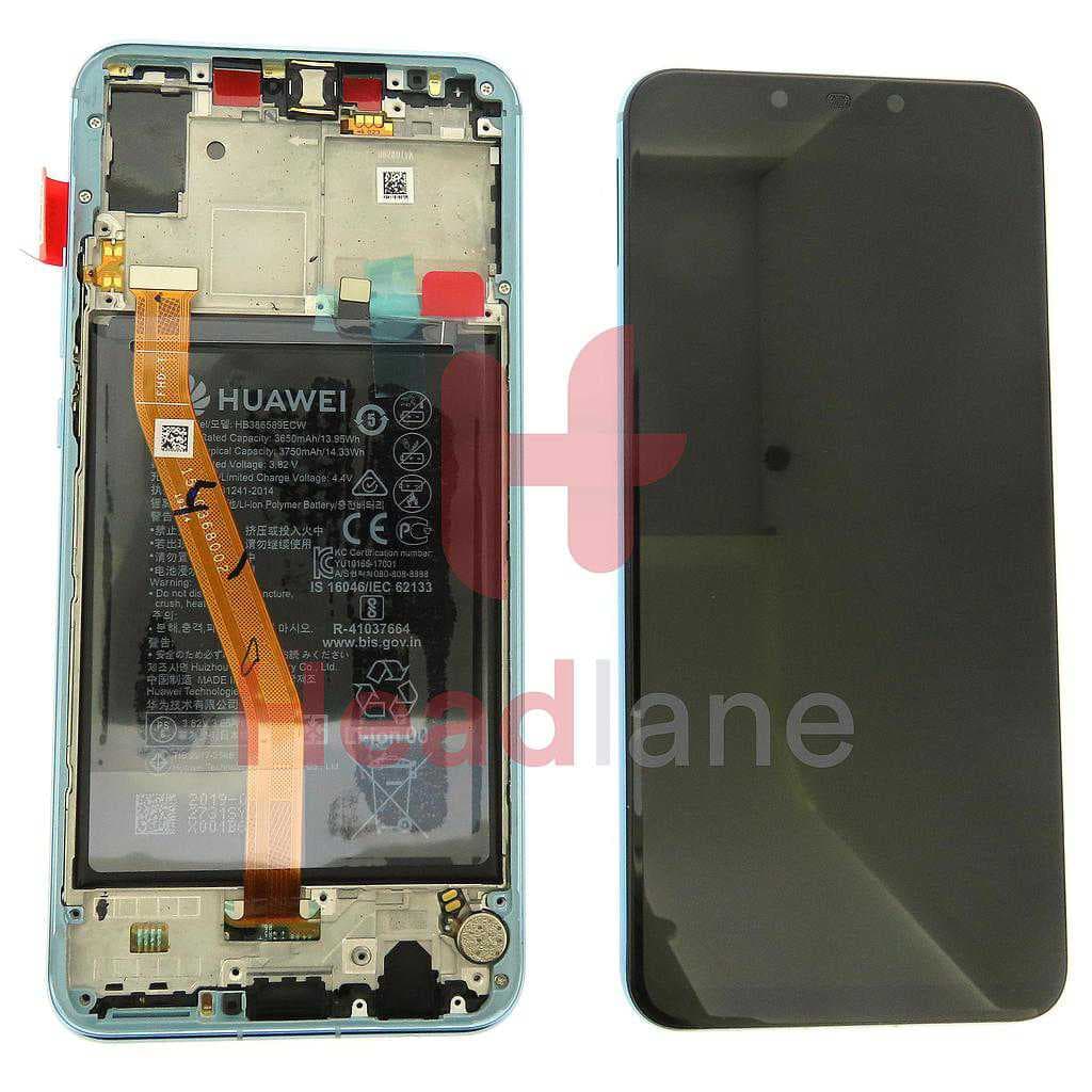 Huawei Nova 3 LCD Display / Screen + Touch + Battery - Blue - 02352DTJ - Huawei Replacement Part