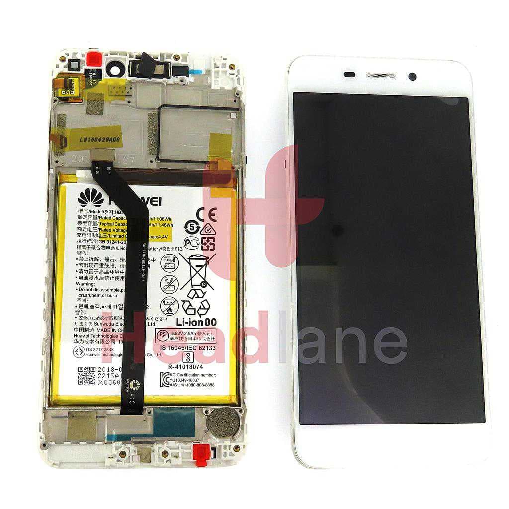Huawei Honor 6C Pro LCD Display / Screen + Touch + Battery - White - 02351LNB - Huawei Replacement Part