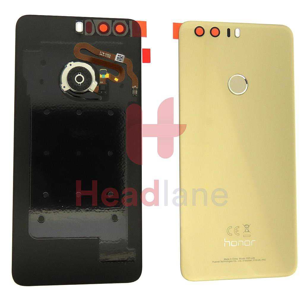 Huawei Honor 8 Back / Battery Cover - Gold - 02350XYV - Huawei Replacement Part