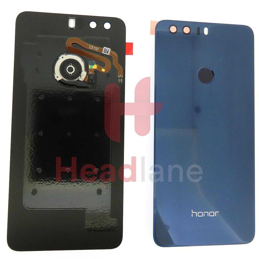 Huawei Honor 8 Back / Battery Cover + Fingerprint Sensor - Blue - 02350XYX - Huawei Replacement Part