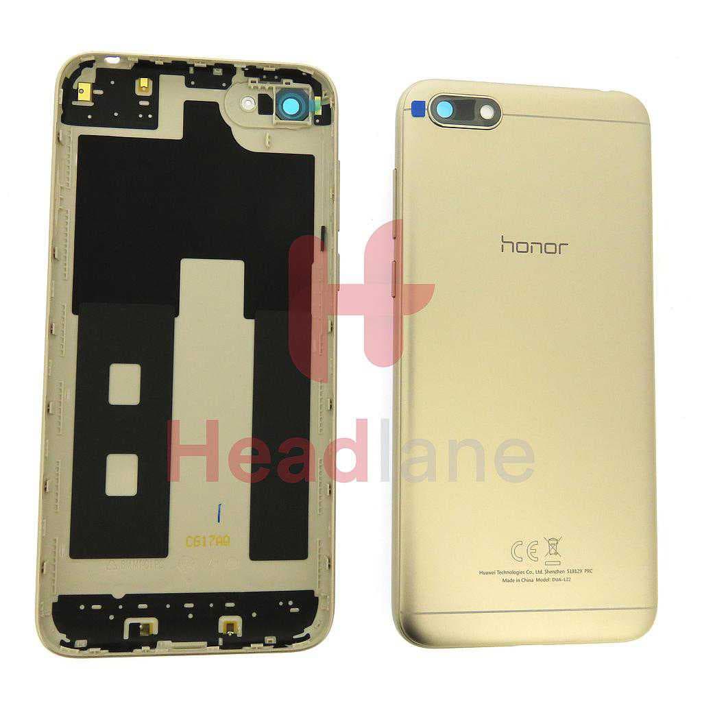Huawei Honor 7S Back / Battery Cover - Gold - 97070UNT - Huawei Replacement Part
