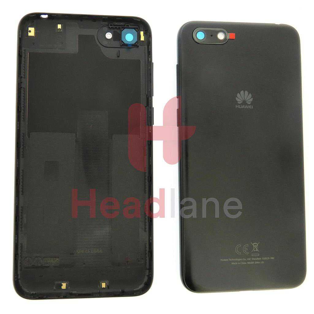 Huawei Y5 (2018) Back / Battery Cover - Black - 97070URS - Huawei Replacement Part