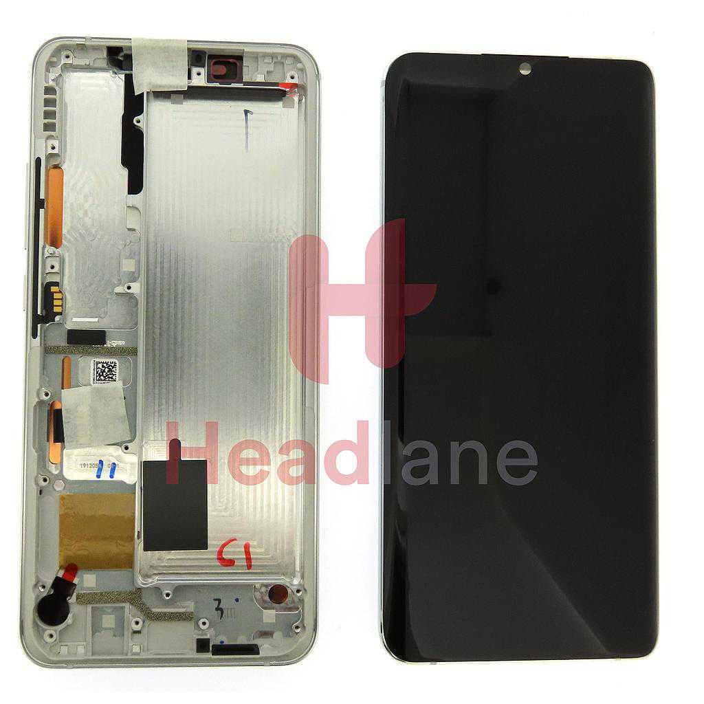 Xiaomi Mi Note 10 / Mi Note 10 Pro LCD Display / Screen + Touch - White - 56000200F400 - Xiaomi Replacement Part