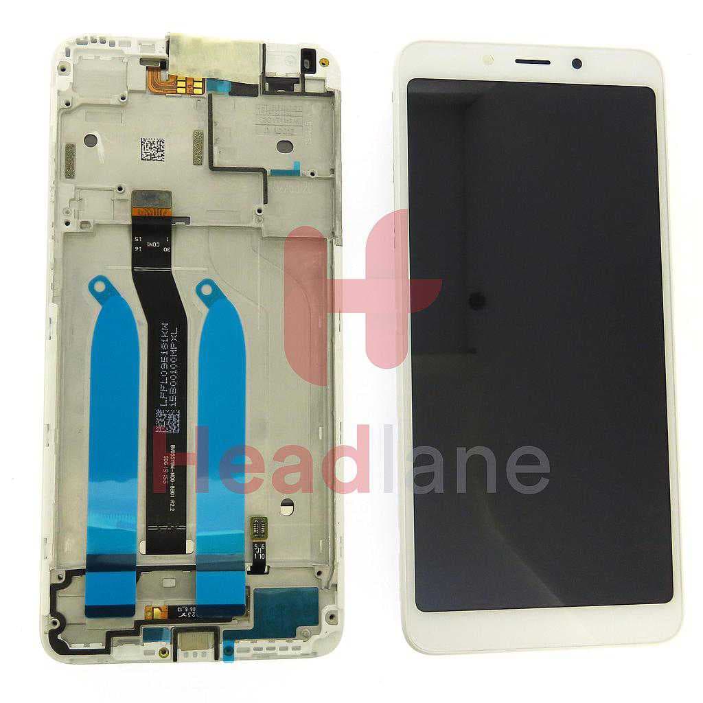 Xiaomi Redmi 6 / Redmi 6A LCD Display / Screen + Touch - White - 560410028033 - Xiaomi Replacement Part