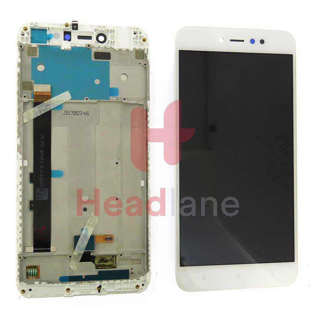 Xiaomi Redmi Note 5A Prime LCD Display / Screen + Touch - White - 560410007033 - Xiaomi Replacement Part