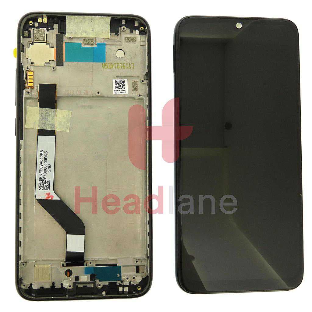 Xiaomi Redmi Note 7 LCD Display / Screen + Touch - Black - 5606100920C7 - Xiaomi Replacement Part