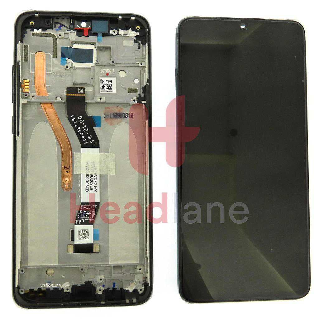 Xiaomi Redmi Note 8 Pro LCD Display / Screen  + Touch - Black - 56000500G700 - Xiaomi Replacement Part