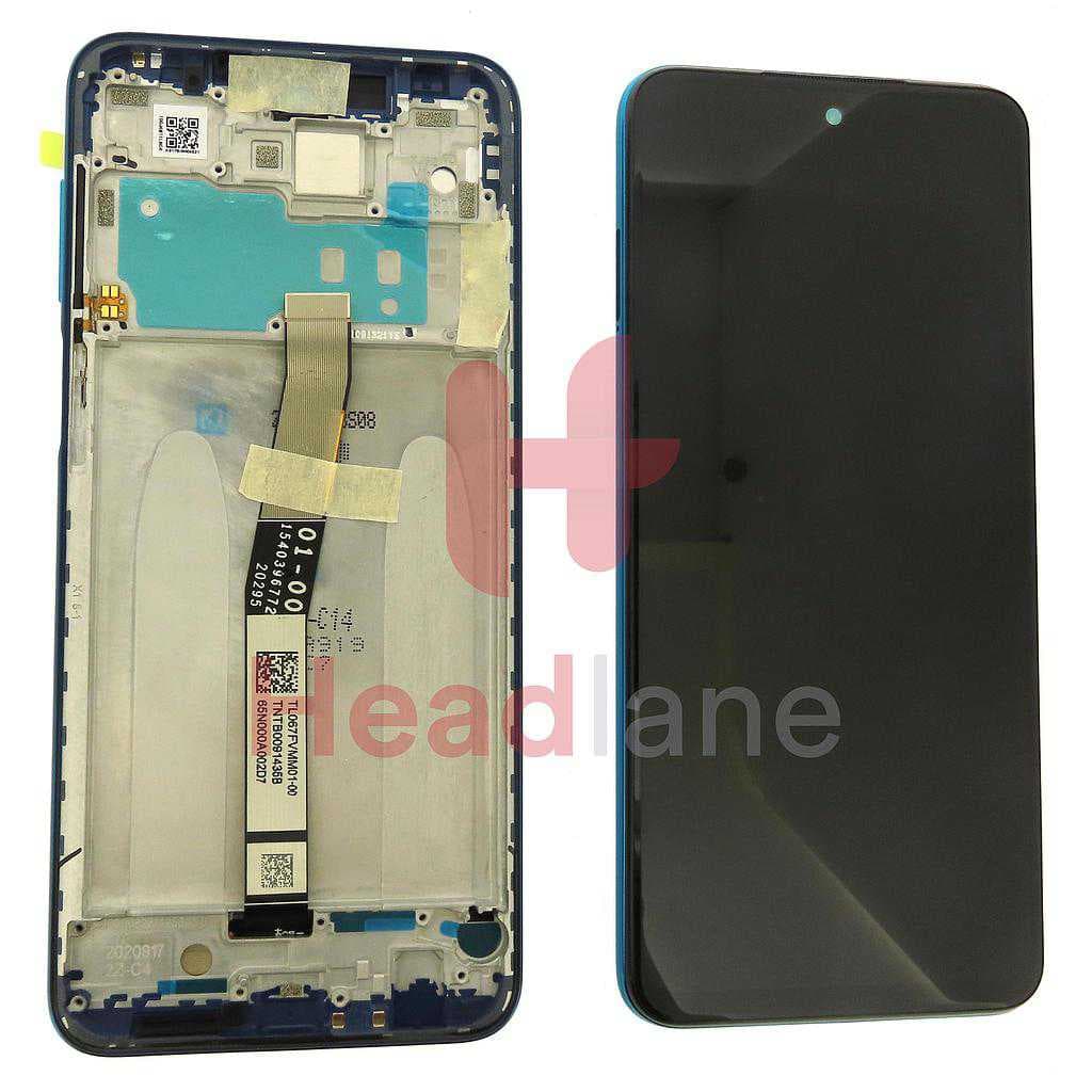 Xiaomi Redmi Note 9S LCD Display / Screen + Touch - Blue - 560003J6A100 - Xiaomi Replacement Part