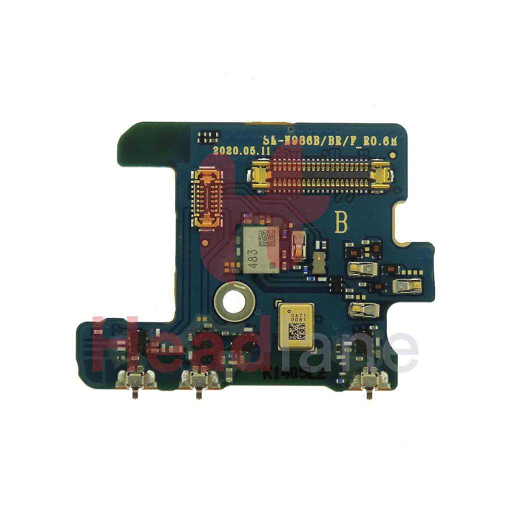Samsung SM-N985 N986 Galaxy Note 20 Ultra / Note 20 Ultra 5G Sub PBA / Microphone Board - GH96-13570A - Samsung Replacement Part