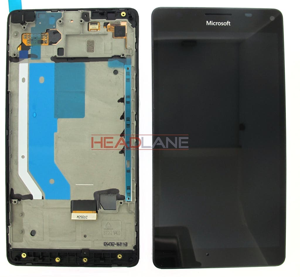 Microsoft Lumia 950 XL LCD + Touch / Digitizer - 00813X2 - Microsoft Replacement Part