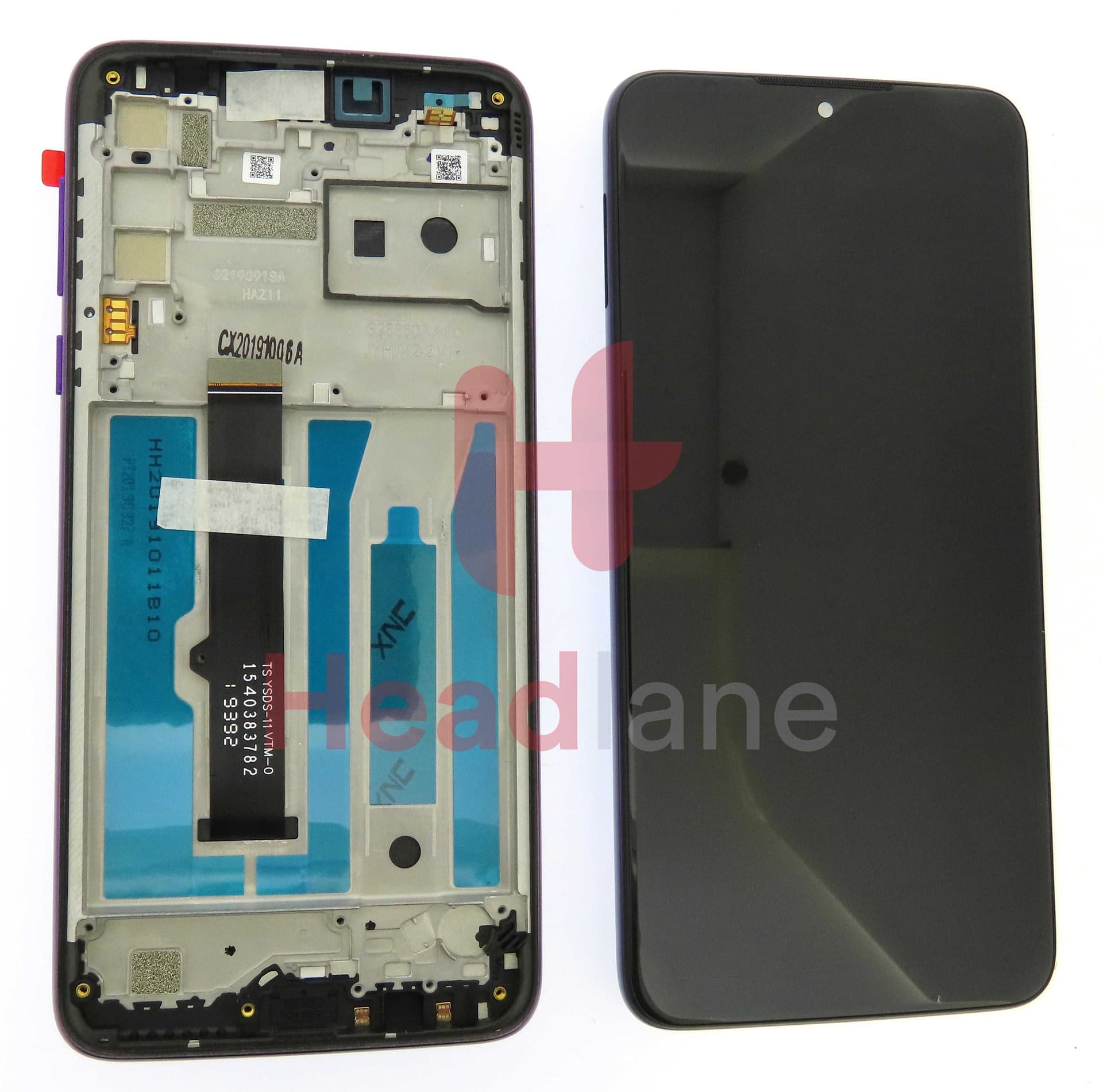 Motorola XT2016 One Macro LCD Display / Screen + Touch - Violet / Purple - 5D68C15387 - Lenovo / Motorola Replacement Part