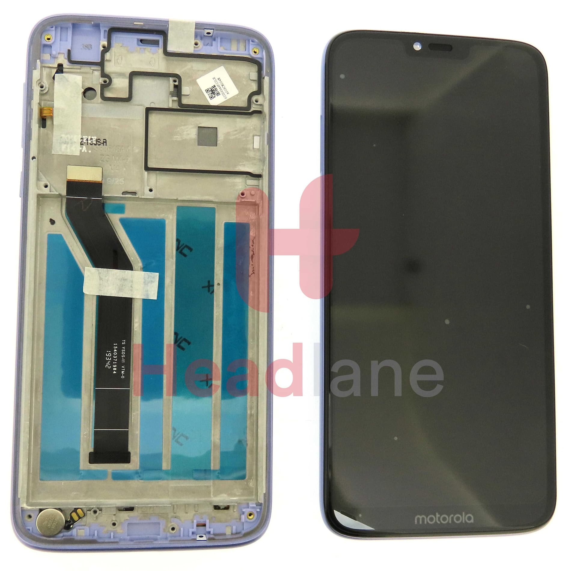 Lenovo / Motorola XT1955 Moto G7 Power LCD Display / Screen + Touch - Violet / Purple - 5D68C13603 - Lenovo / Motorola Replacement Part