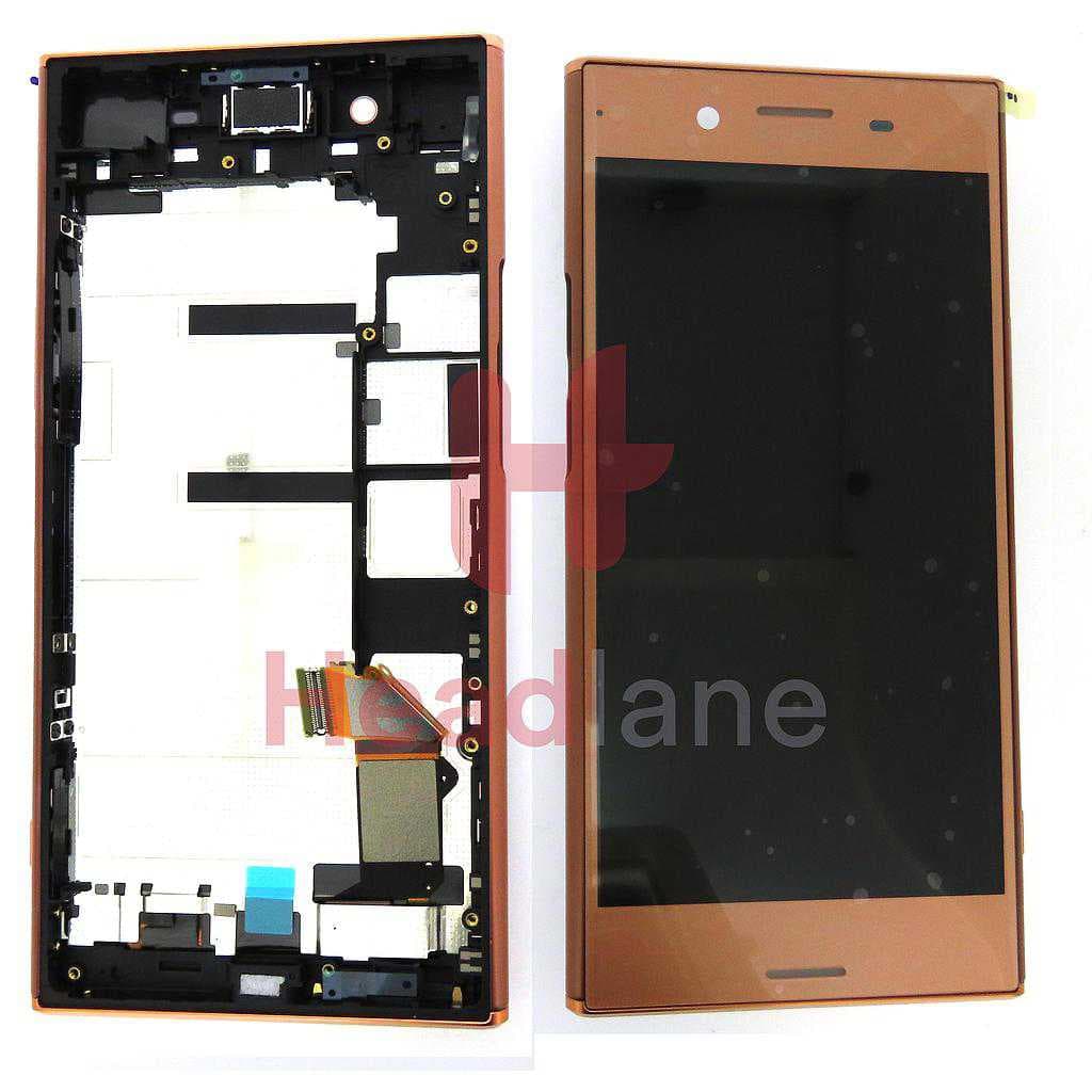 Sony G8142 Xperia XZ Premium Dual SIM LCD Display / Screen + Touch - Pink - U50061531 - Sony Replacement Part