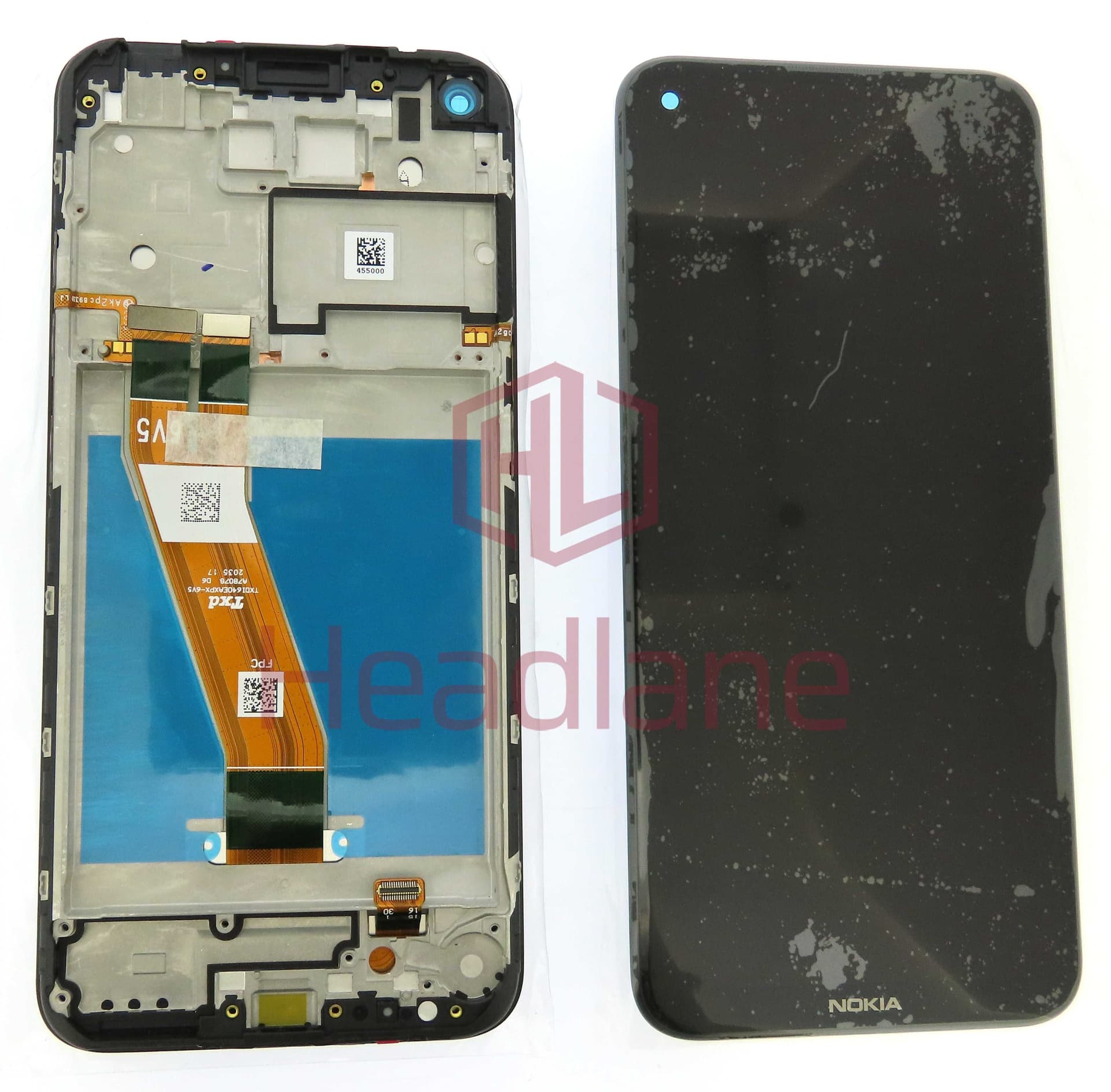 Nokia TA-1283 TA-1285 TA-1288 3.4 LCD Display / Screen + Touch - Black - HQ3160AX36000 - Nokia (HMD) Replacement Part