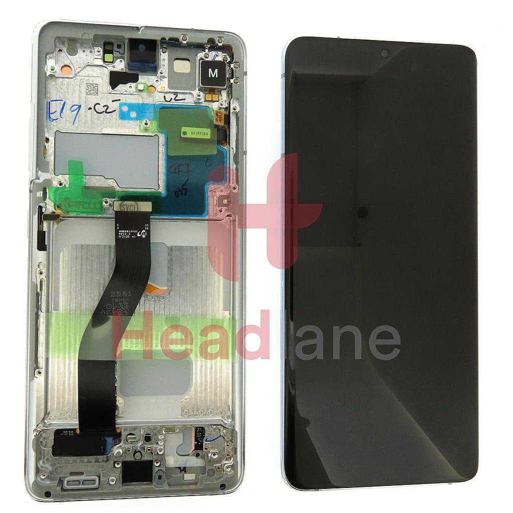 Samsung SM-G998 Galaxy S21 Ultra 5G LCD Display / Screen + Touch - Phantom Silver (No Camera) - GH82-26036B - Samsung Replacement Part