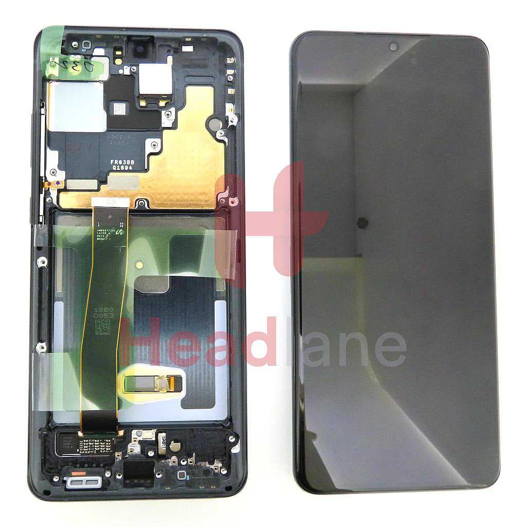 Samsung SM-G988 Galaxy S20 Ultra LCD Display / Screen + Touch - Black (No Camera) - GH82-26032A - Samsung Replacement Part