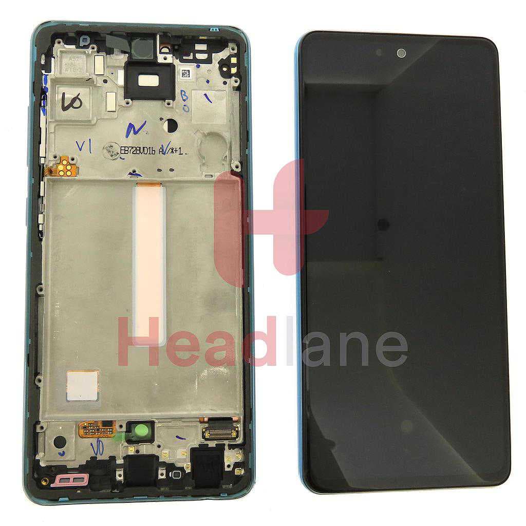 Samsung SM-A525 A526 Galaxy A52 4G A52 5G LCD Display / Screen + Touch - Blue - GH82-25526B - Samsung Replacement Part