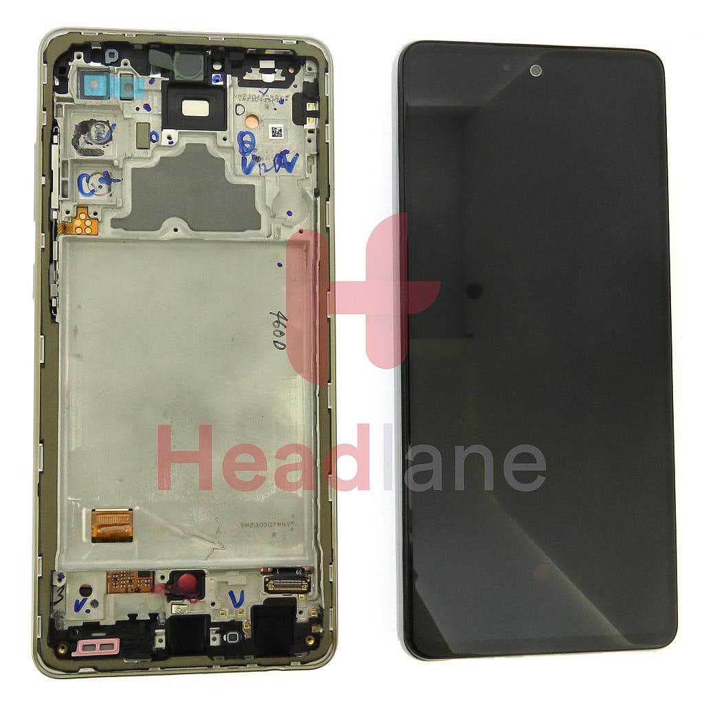 Samsung SM-A725 Galaxy A72 4G LCD Display / Screen + Touch - White - GH82-25460D