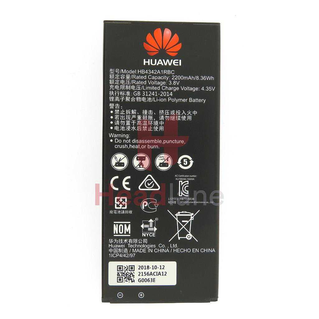Huawei Y5 II HB4342A1RBC 2200mAh Battery - 24022156 - Huawei Replacement Part