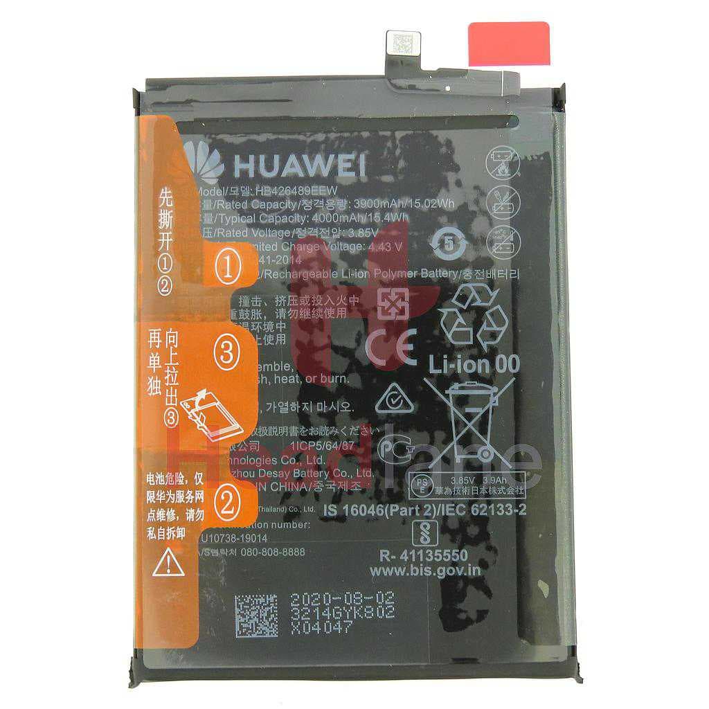 Huawei Y8p P Smart S HB426489EEW Battery - 24023214 - Huawei Replacement Part
