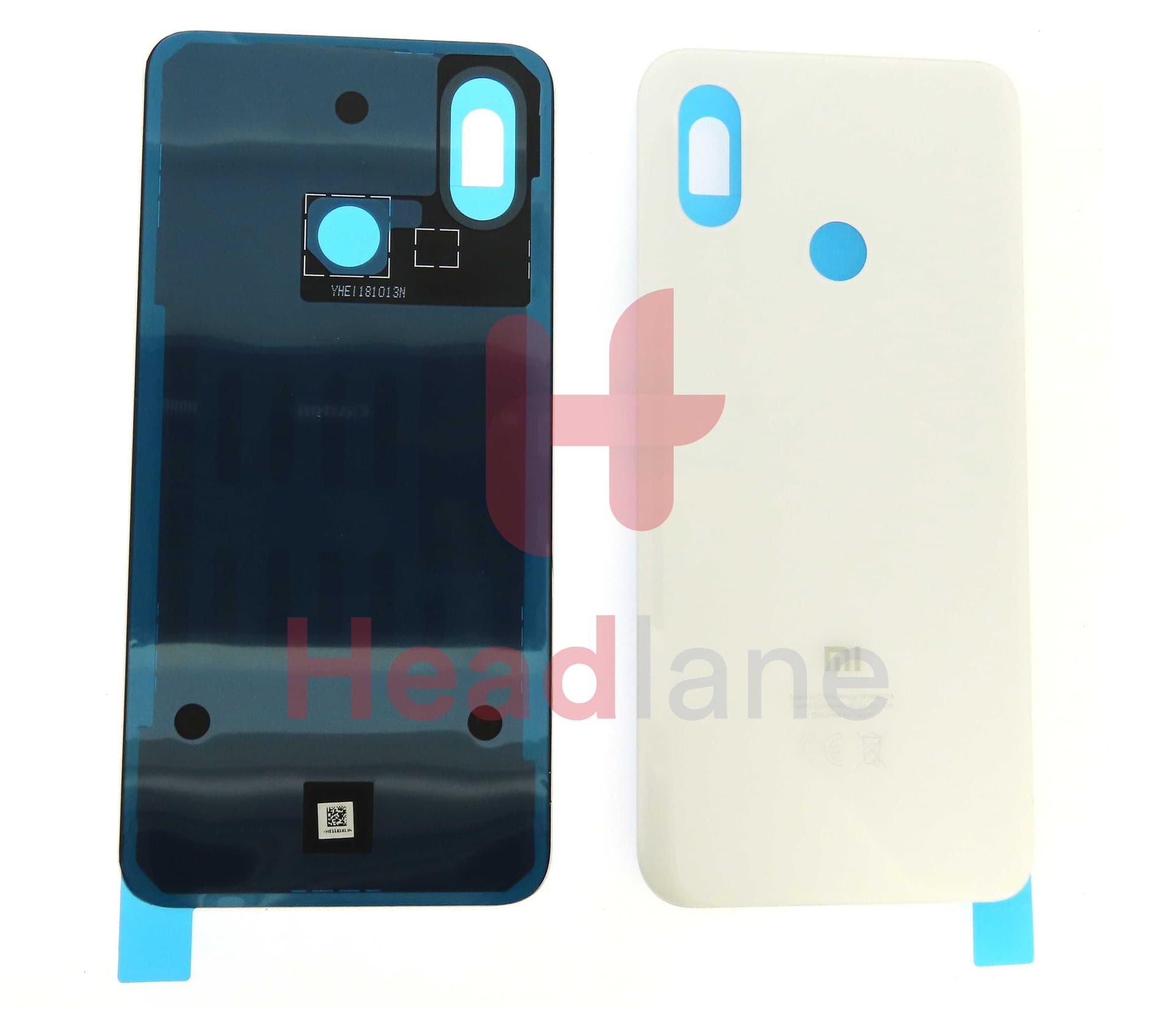 Xiaomi Mi 8 Back / Battery Cover - White - 5540409001A7 - Xiaomi Replacement Part