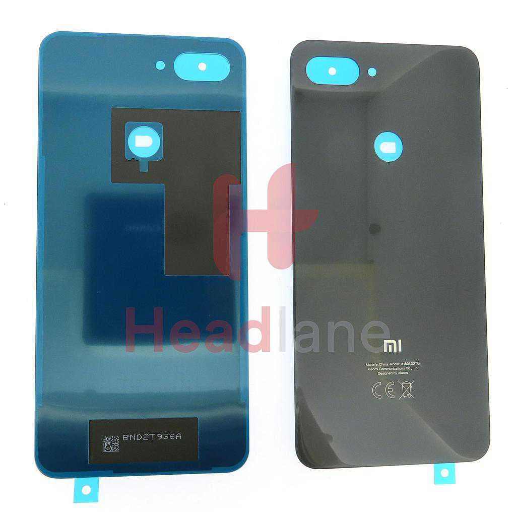 Xiaomi Mi 8 Lite Back / Battery Cover - Black - 5540412001A7 - Xiaomi Replacement Part