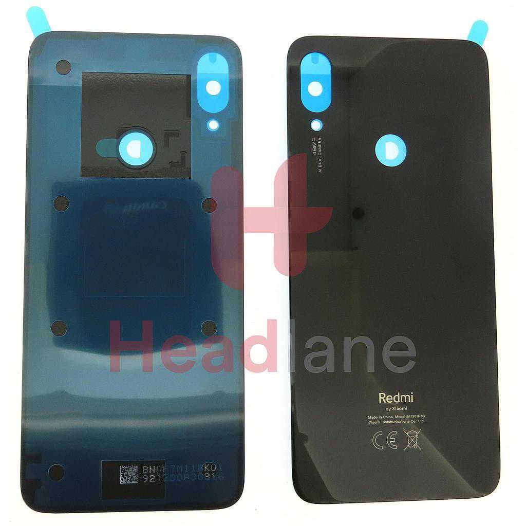Xiaomi Redmi Note 7 Back / Battery Cover - Black - 5540453000A7 - Xiaomi Replacement Part