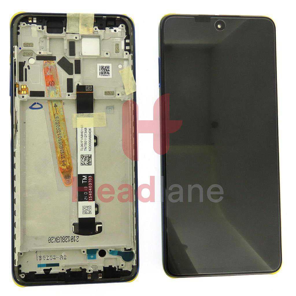 Xiaomi Poco X3 Pro LCD Display / Screen + Touch - Blue - 560003J20S00 - Xiaomi Replacement Part