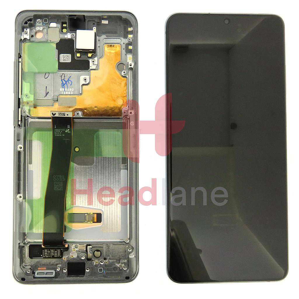 Samsung SM-G988 Galaxy S20 Ultra LCD Display / Screen + Touch - Grey (No Camera) - GH82-26032B - Samsung Replacement Part