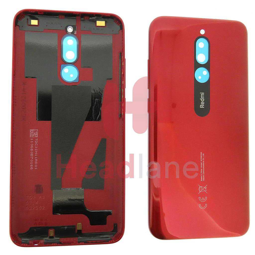 Xiaomi Redmi 8 Back / Battery Cover - Ruby Red - 550500000Z6D - Xiaomi Replacement Part