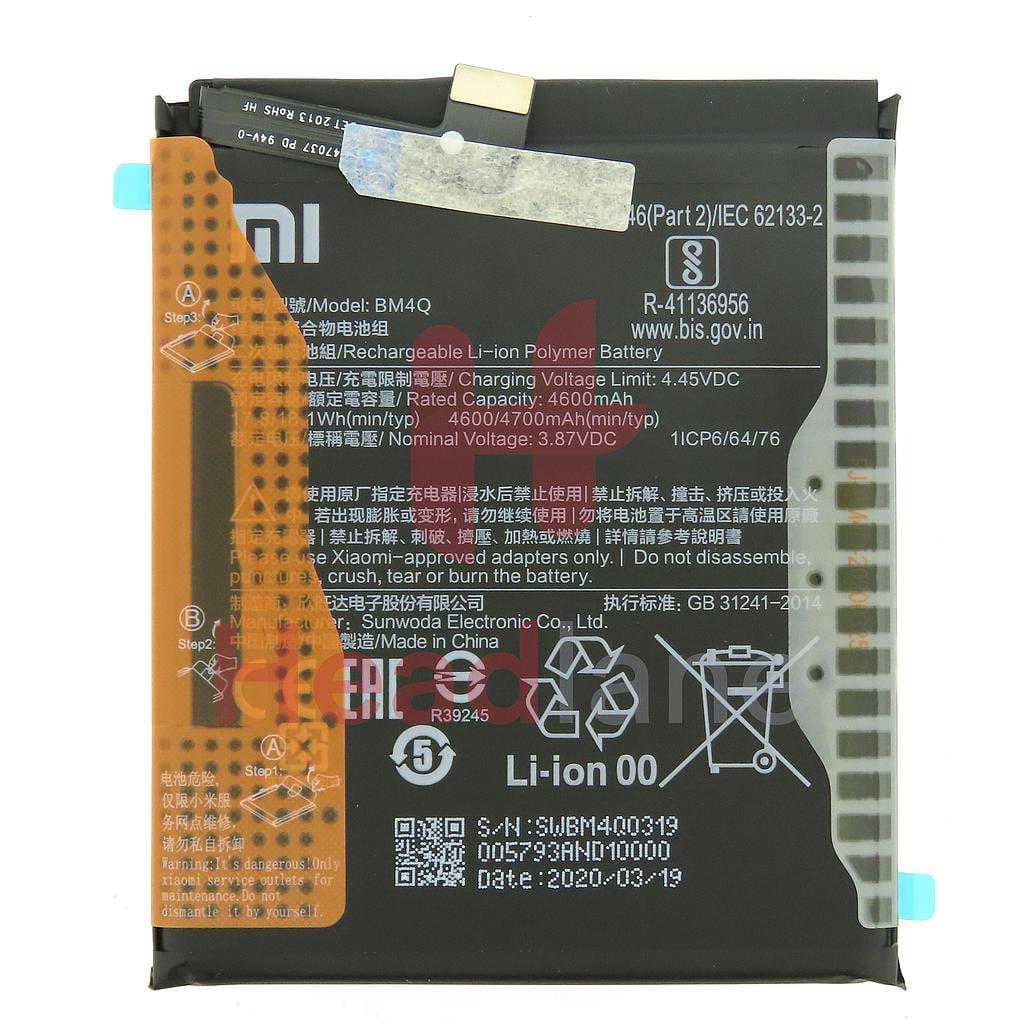Xiaomi Poco F2 Pro BM4Q 4700mAh Internal Battery - 460200000O5Z - Xiaomi Replacement Part