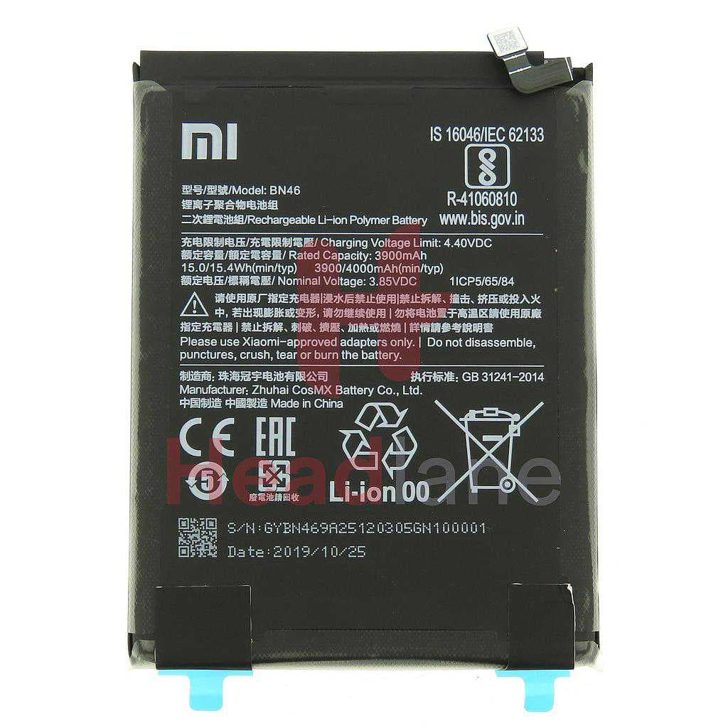 Xiaomi Redmi 7 / Note 8 / 8T BN46 4000mAh Internal Battery - 46BN46G04014 - Xiaomi Replacement Part