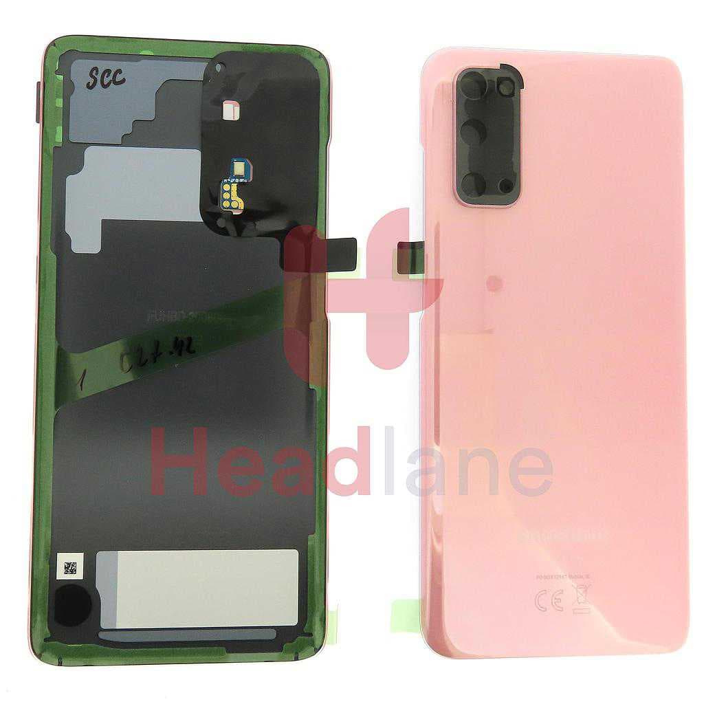 Samsung SM-G981 Galaxy S20 5G Back / Battery Cover - Pink - GH82-21576C - Samsung Replacement Part