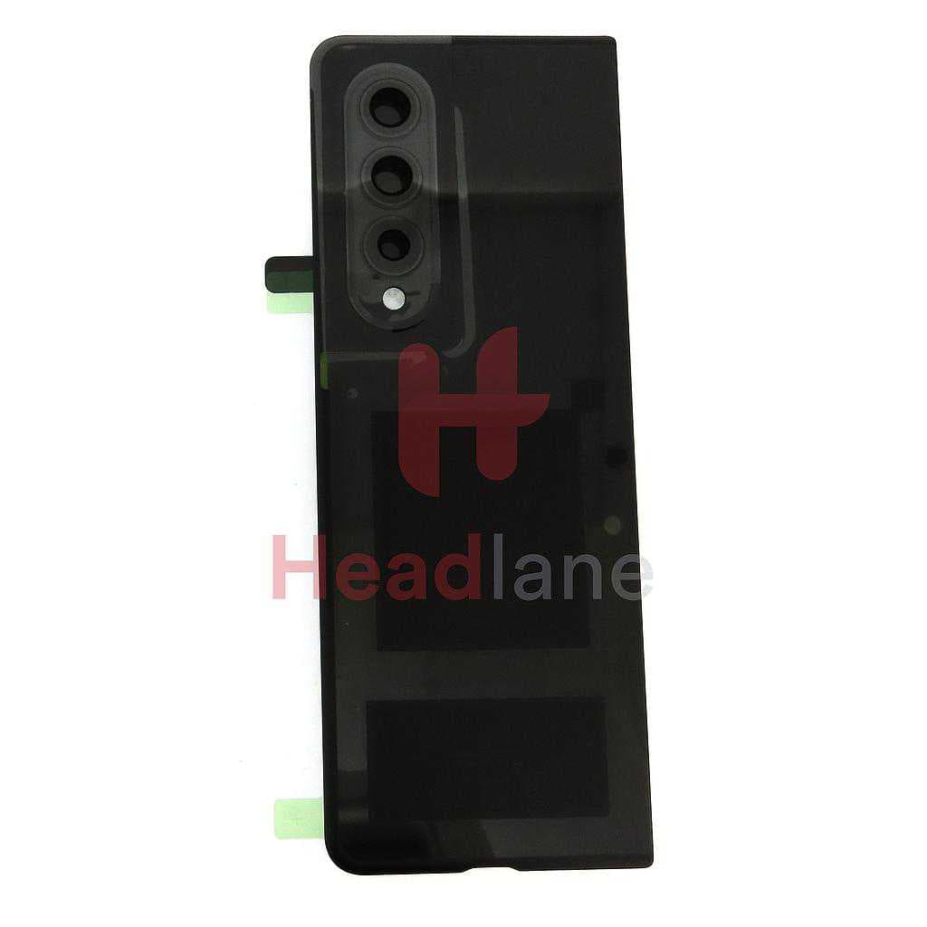 Samsung SM-F926 Galaxy Z Fold3 5G Back / Battery Cover - Phantom Black - GH82-26312A - Samsung Replacement Part