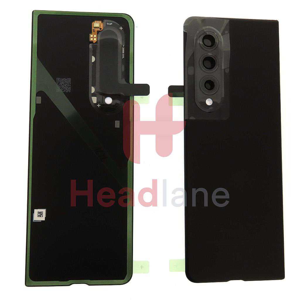 Samsung SM-F926 Galaxy Z Fold3 5G Back / Battery Cover - Phantom Black (Live Demo Unit) - GH82-26316A - Samsung Replacement Part