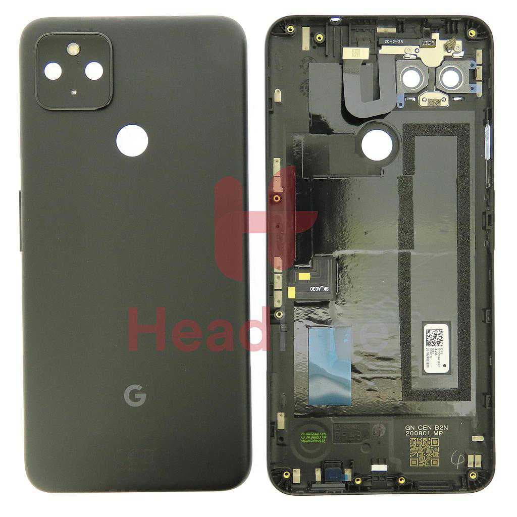 Google Pixel 4A 5G Back / Battery Cover - Black - G949-00052-01 - Google Replacement Part