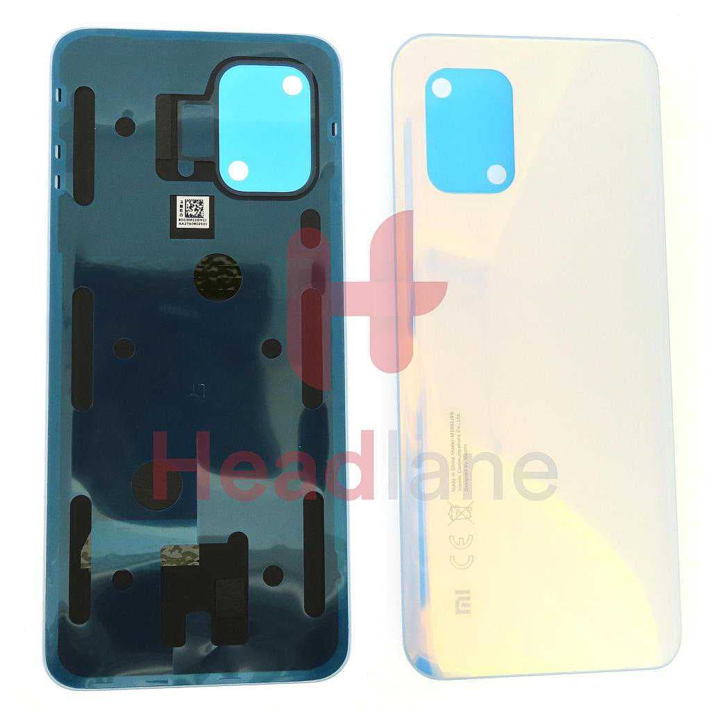 Xiaomi Mi 10 Lite 5G Back / Battery Cover - White - 55050000601Q - Xiaomi Replacement Part