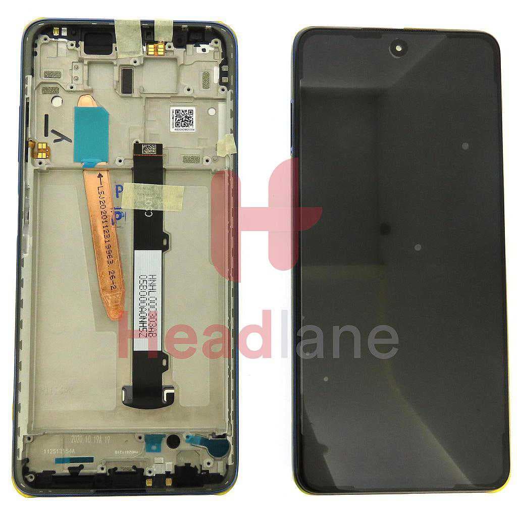 Xiaomi Poco X3 LCD Display / Screen + Touch - Blue - 560002J20C00 - Xiaomi Replacement Part