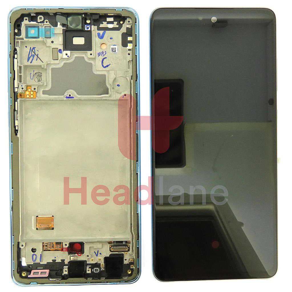 Samsung SM-A725 Galaxy A72 4G LCD Display / Screen + Touch - Blue - GH82-25849B - Samsung Replacement Part