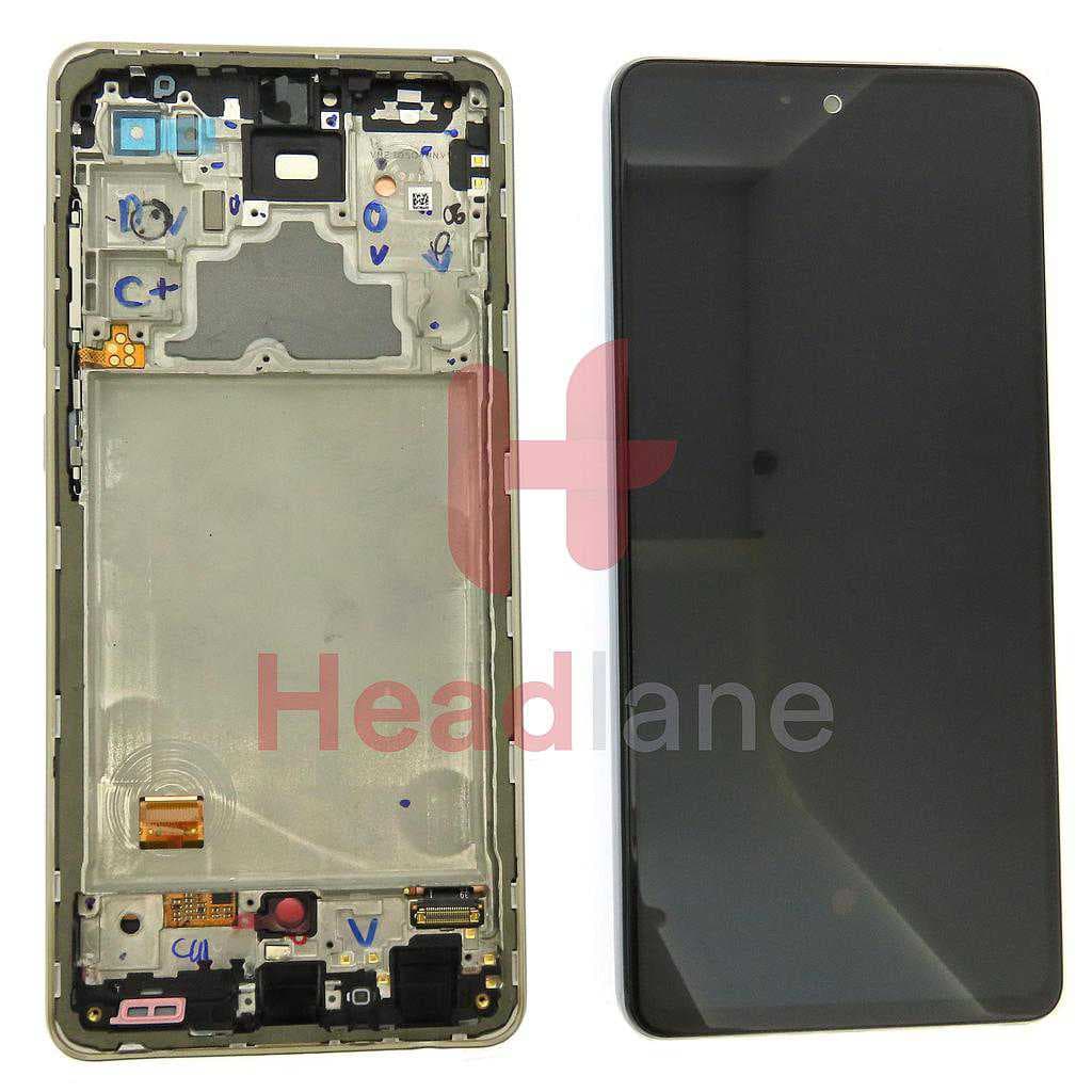 Samsung SM-A725 Galaxy A72 4G LCD Display / Screen + Touch - White - GH82-25460D - Samsung Replacement Part