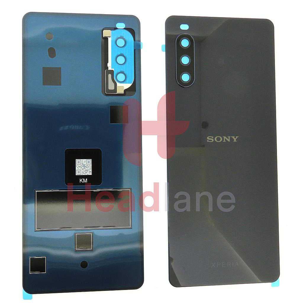 Sony XQ-BT52 Xperia 10 III (Dual SIM) Back / Battery Cover - Black - A5040374A - Sony Replacement Part