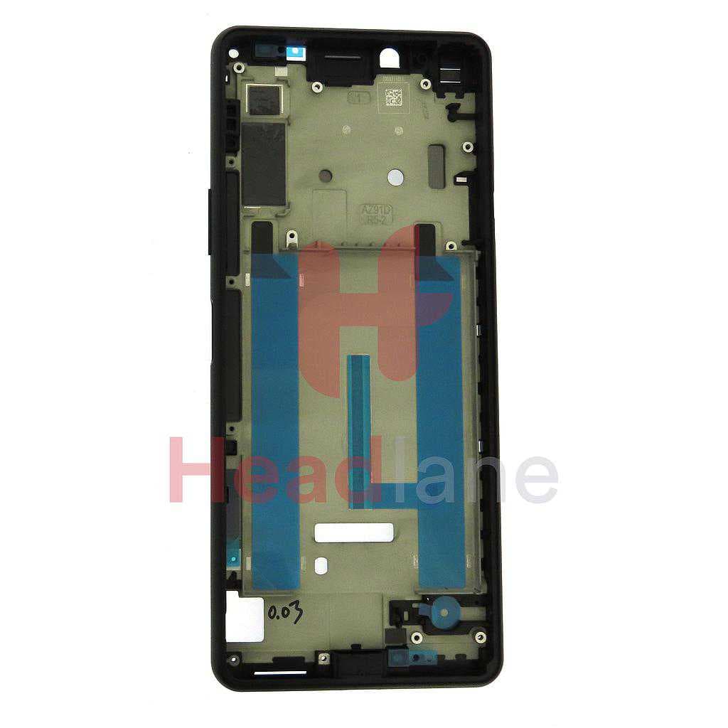 Sony XQ-AU51 XQ-AU52 Xperia 10 II Middle Cover / Chassis - Black - X50011331 - Sony Replacement Part