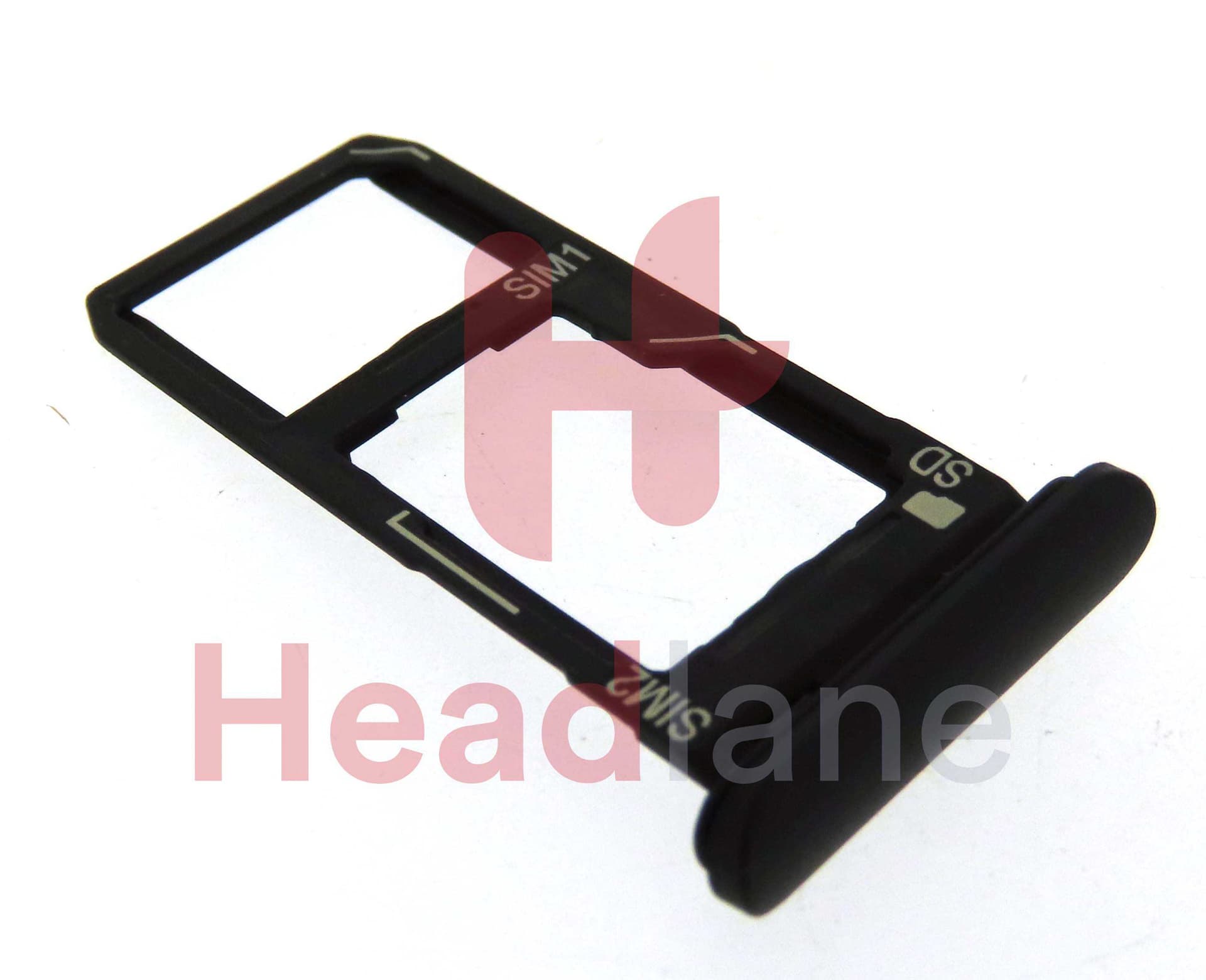 Sony XQ-AU52 Xperia 10 II (Dual SIM) Memory Card / SIM Card Tray - Black - A5019517A - Sony Replacement Part